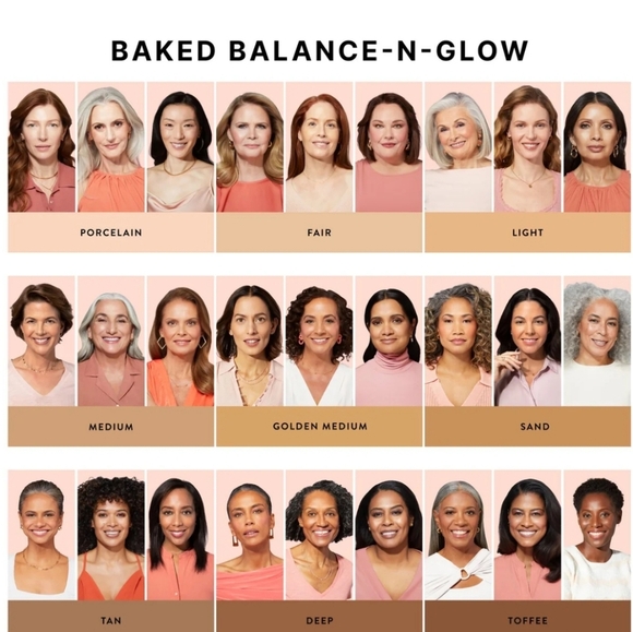 Laura Geller Baked Balance-N-Glow Illuminating Foundation: Porcelain, NIB - Picture 3 of 10